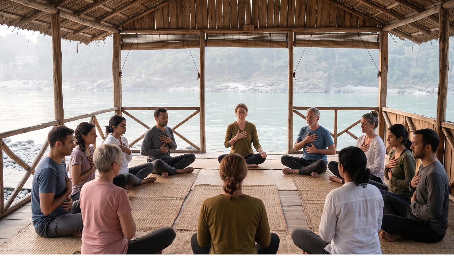 Oddech mocy — praktyka w Rishikesh